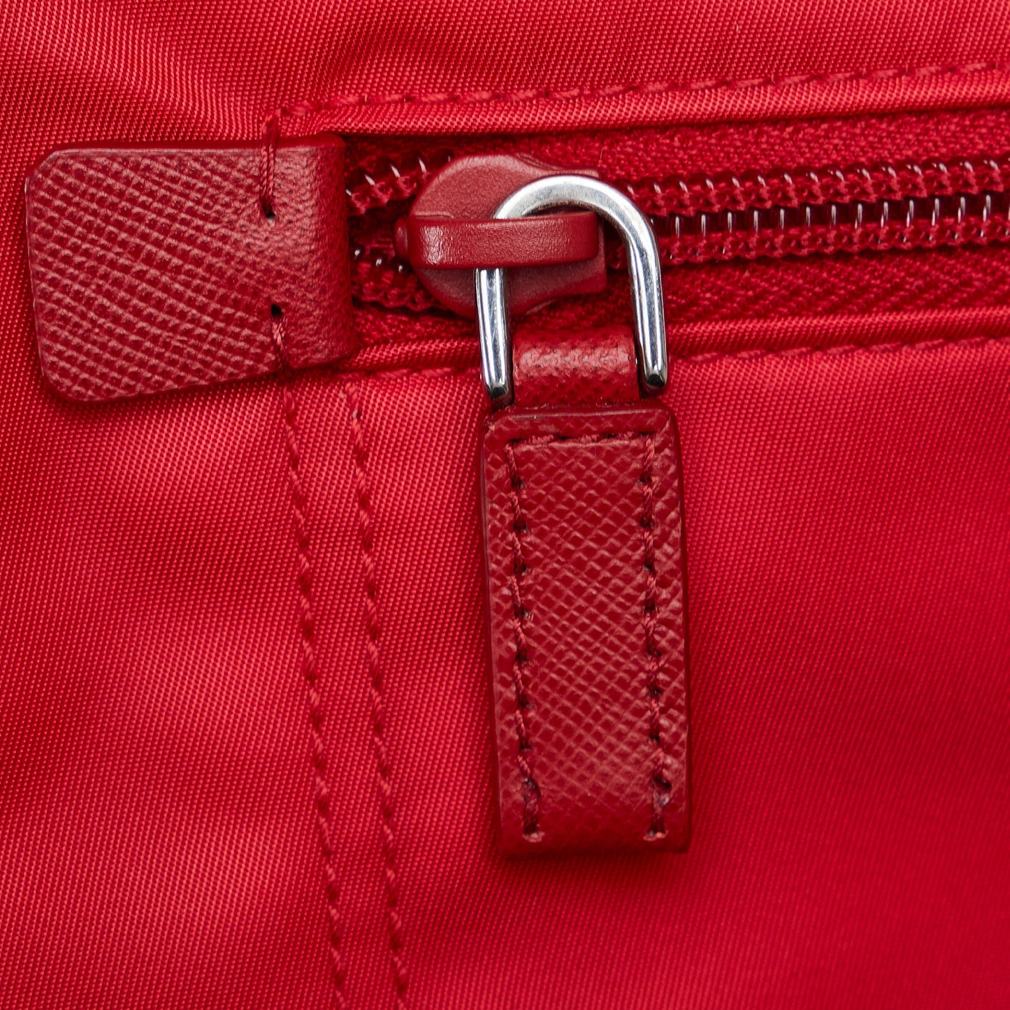 Prada Tessuto Red Nylon Canvas