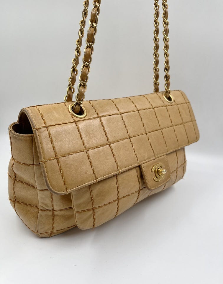 Vintage Chanel Chocolate Flap Bag