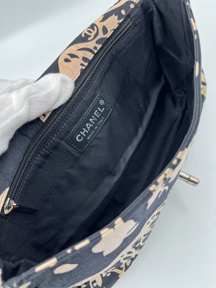 Vintage Chanel Floral Printed Flap Bag