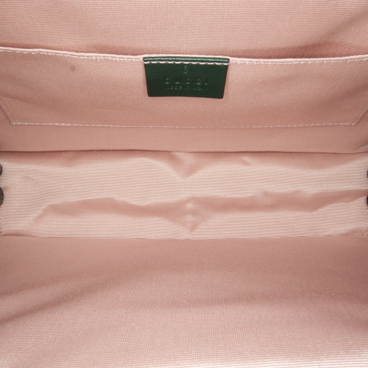 Gucci Sylvie Wicker Small Green Beige