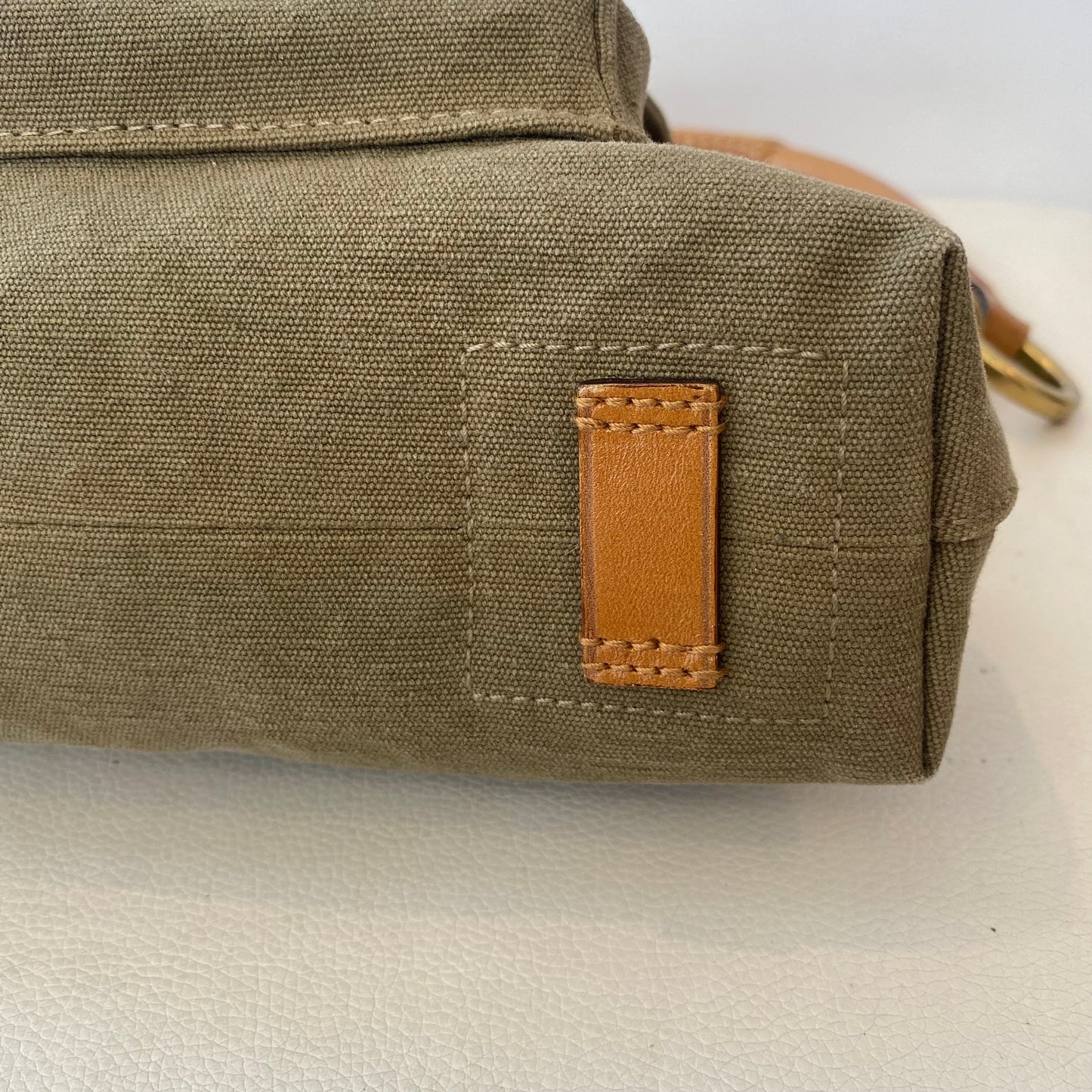 GUCCI Diana Canvas Shoulder Bag