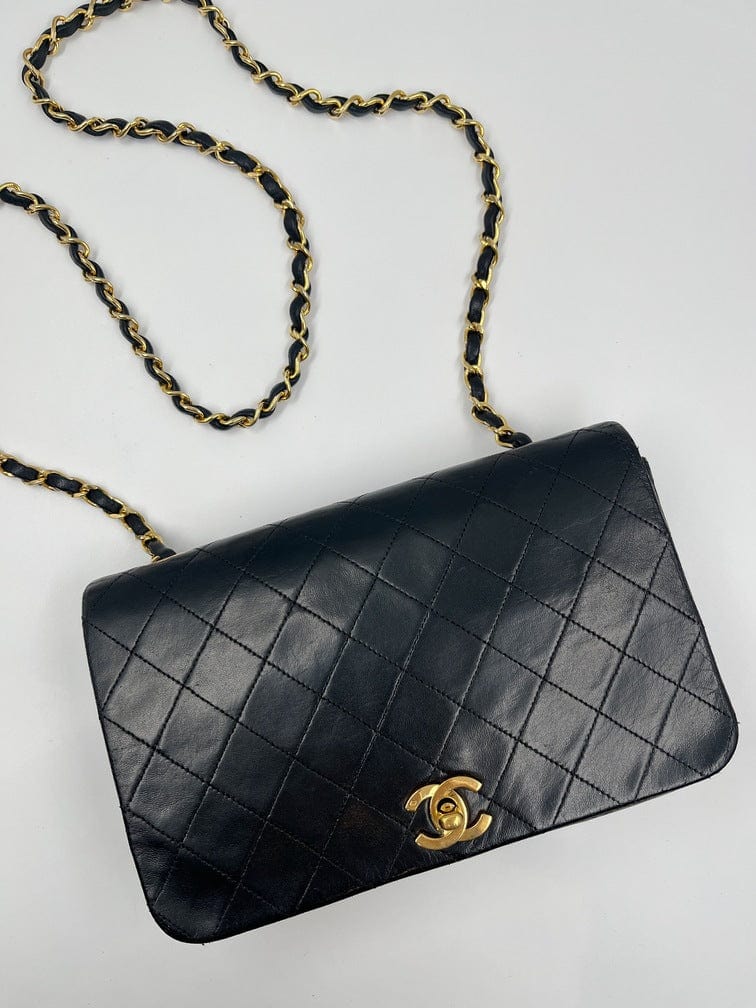 Vintage Black Chanel Flap Bag