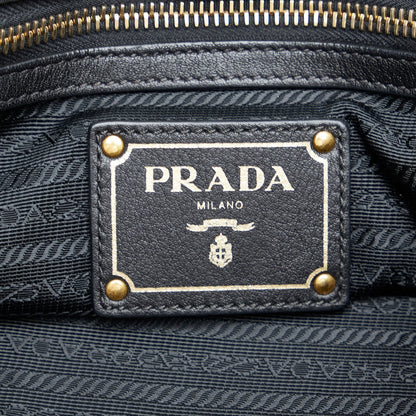 Prada Tessuto Handbag Black Nylon Canvas