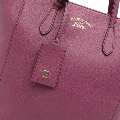 Purple Gucci Large Swing Tote Satchel