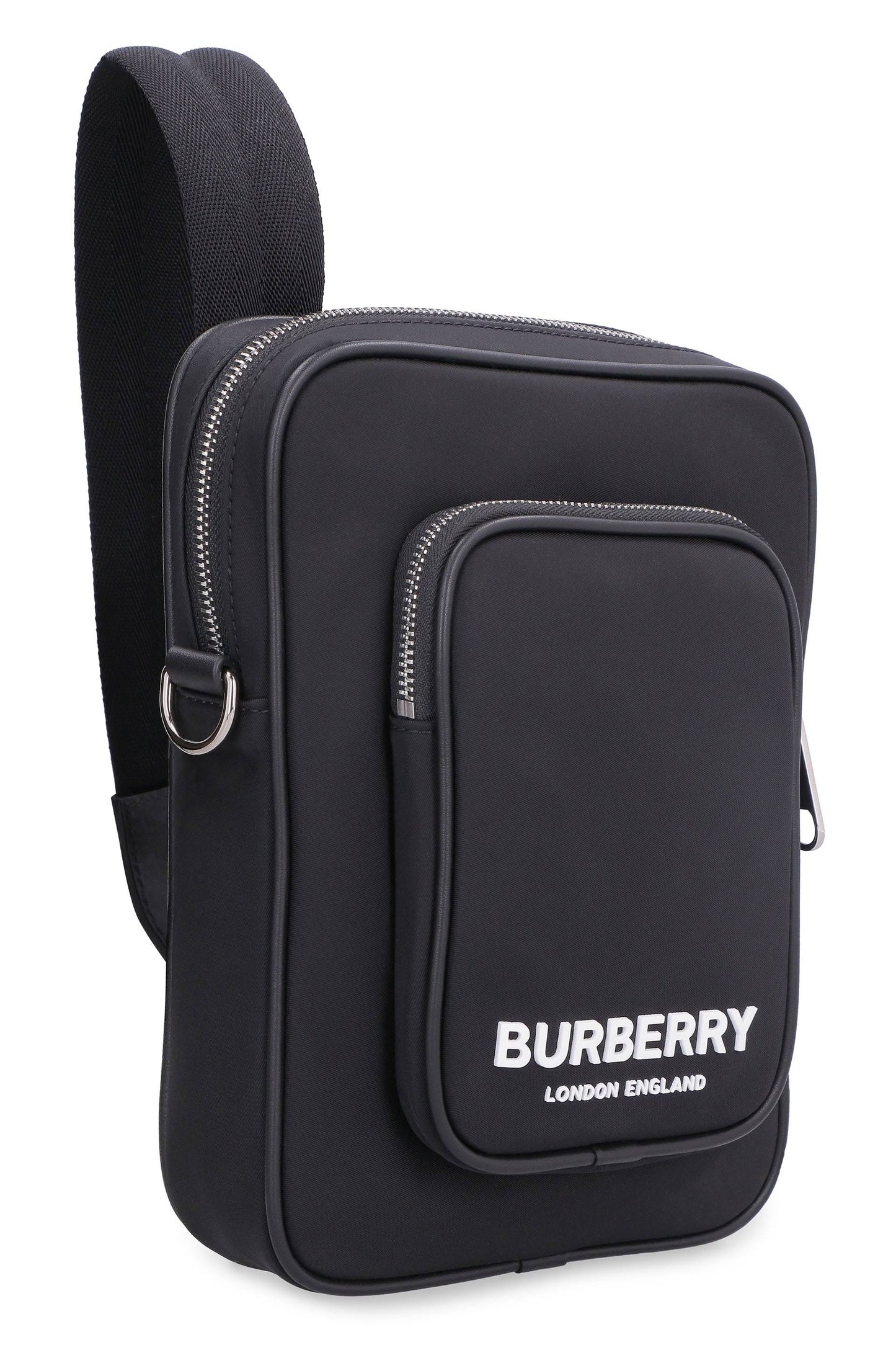 BURBERRY KIERAN ECHO NYLON LOGO CROSSBODY BAG