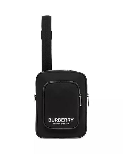 BURBERRY KIERAN ECHO NYLON LOGO CROSSBODY BAG