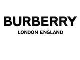 BURBERRY HOUSE CHECK & LEATHER ZIP POUCH CLUTCH
