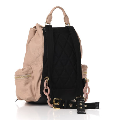 BURBERRY MEDIUM RUCKSACK DEERSKIN LEATHER BACKPACK