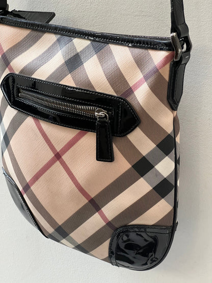 BURBERRY SUPERNOVA CHECK DRYDEN CROSSBODY BAG