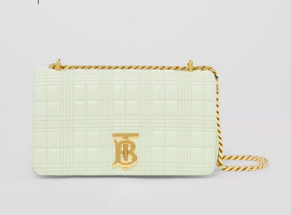 BURBERRY Small Lola Quilted Lambskin Crossbody Bag