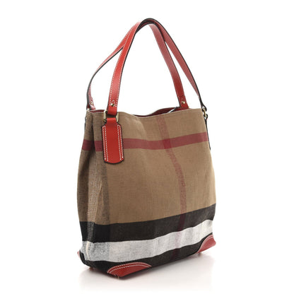 BURBERRY MEGA CHECK MEDIUM MAIDSTONE HOBO BAG