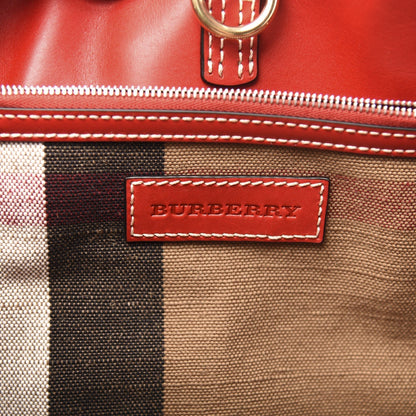 BURBERRY MEGA CHECK MEDIUM MAIDSTONE HOBO BAG