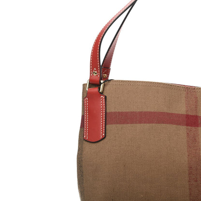 BURBERRY MEGA CHECK MEDIUM MAIDSTONE HOBO BAG