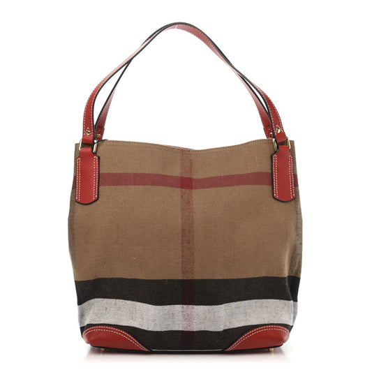 BURBERRY MEGA CHECK MEDIUM MAIDSTONE HOBO BAG