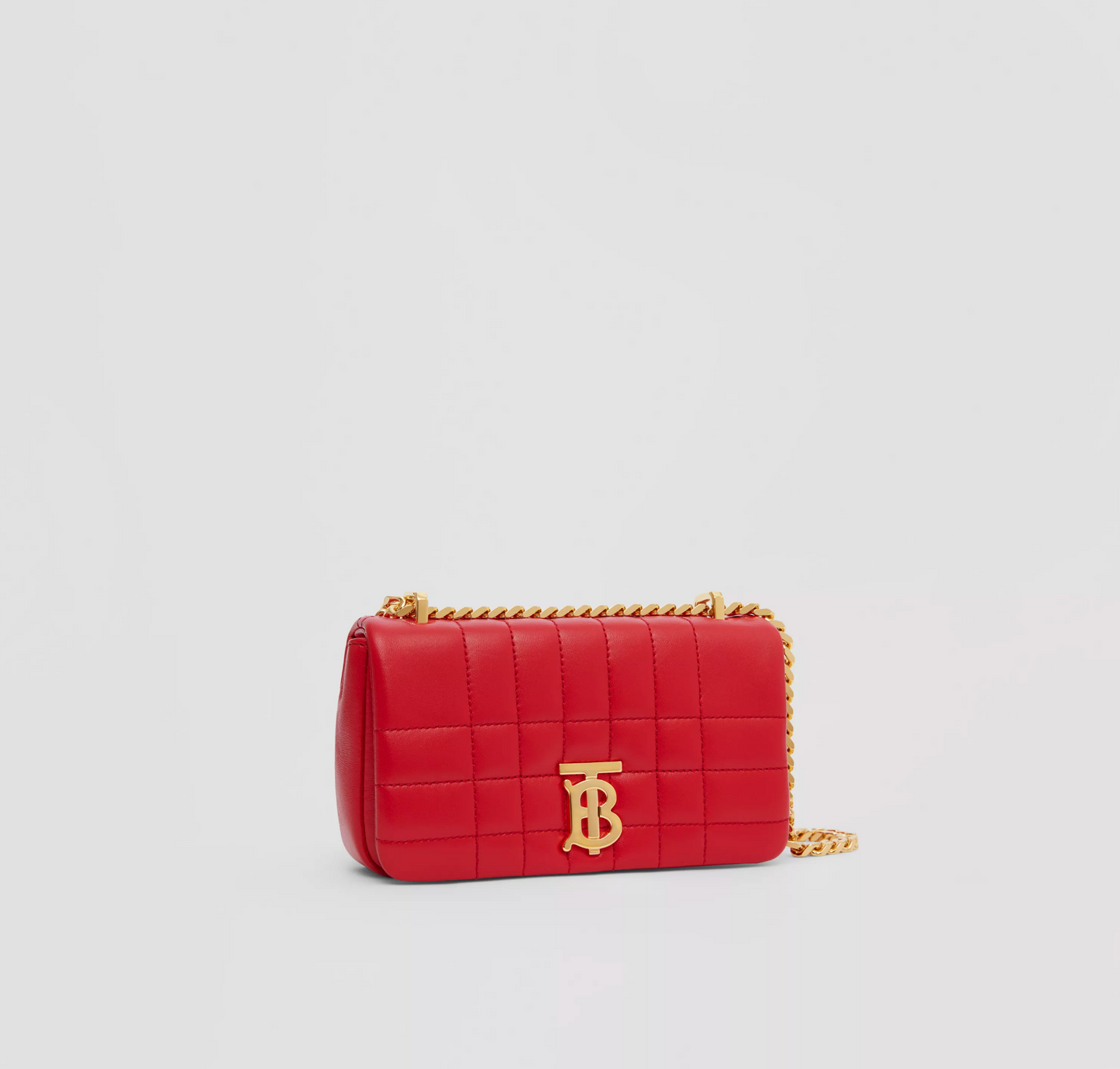 BURBERRY QUILTED LEATHER MINI LOLA BAG