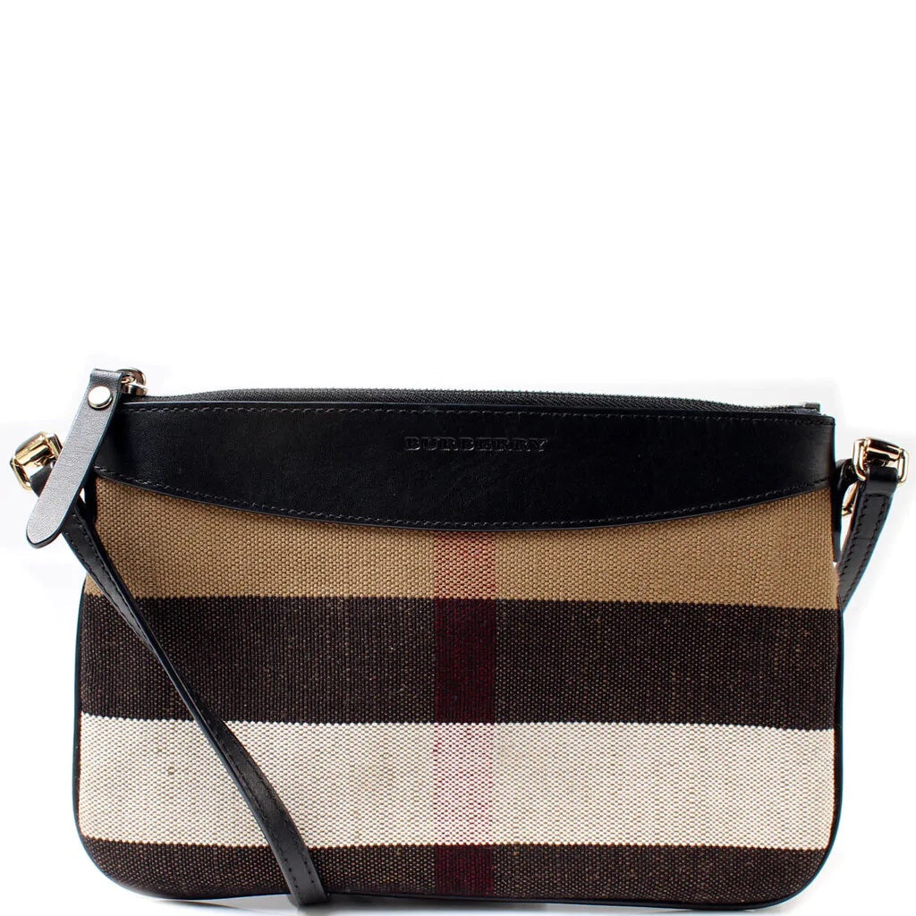 BURBERRY PEYTON NOVA CHECK CROSSBODY BAG