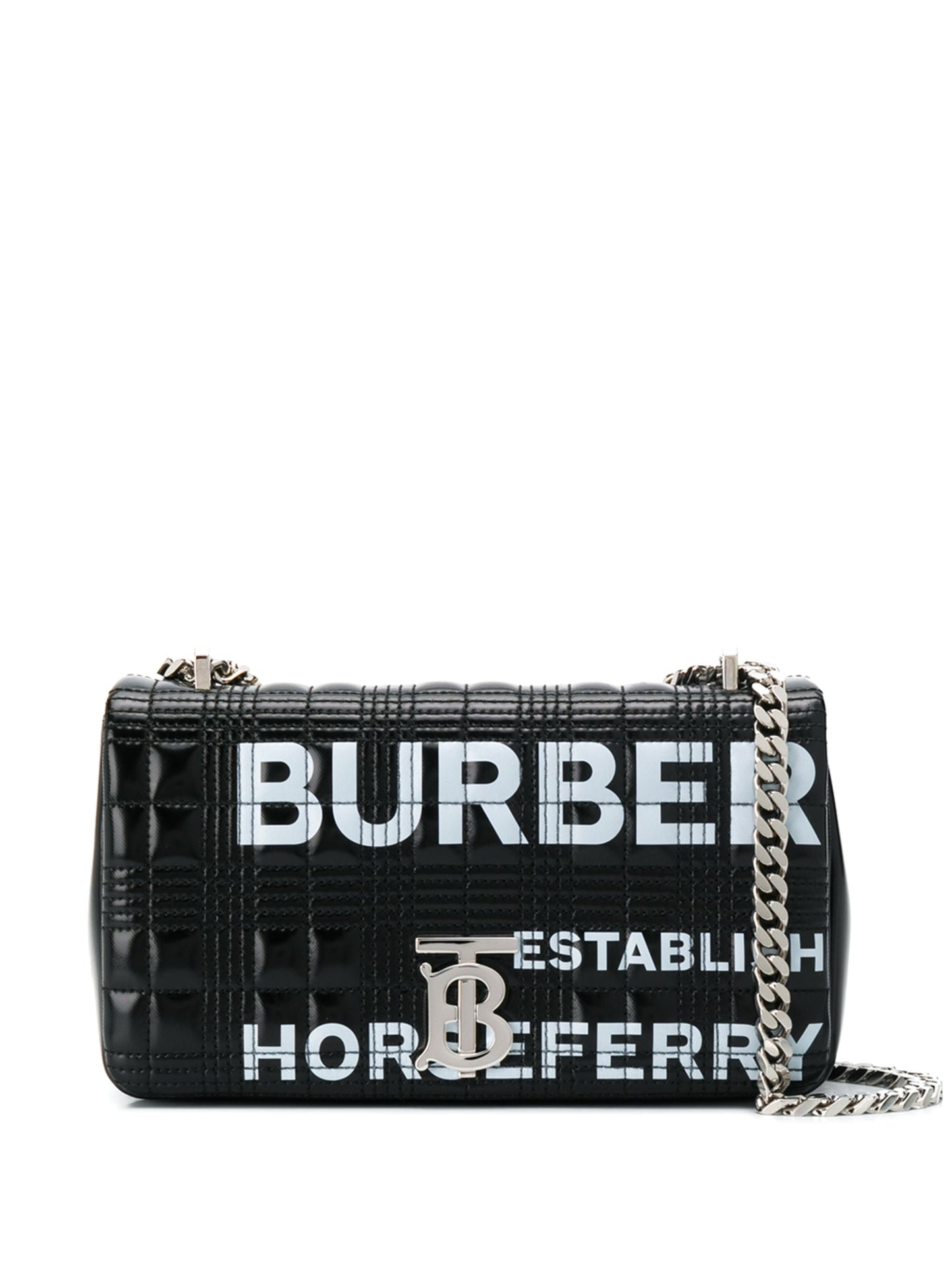 BURBERRY SMALL HORSEFERRY PRINT QUILTED LOLA SHOULDER BAG