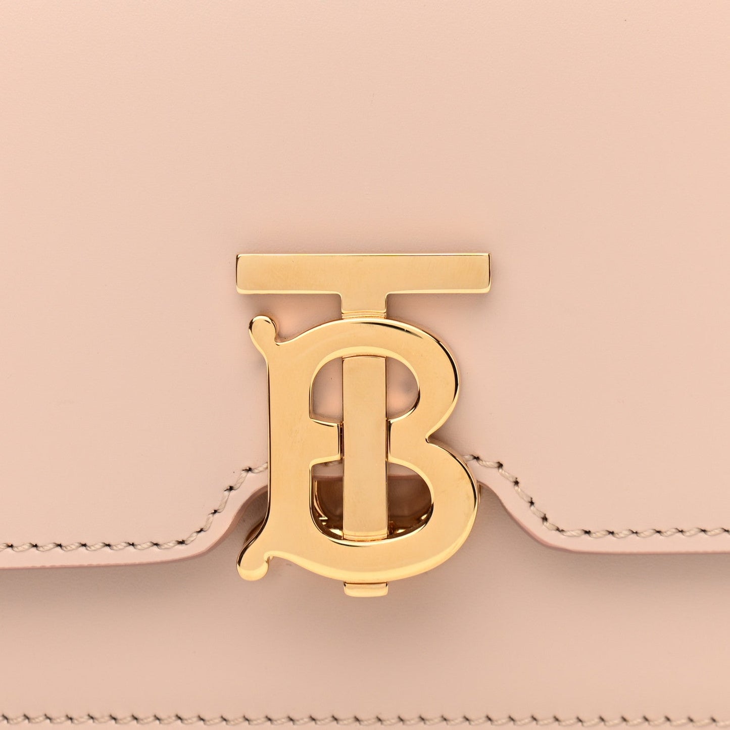 BURBERRY SMALL CALFSKIN TB BAG ROSE BEIGE