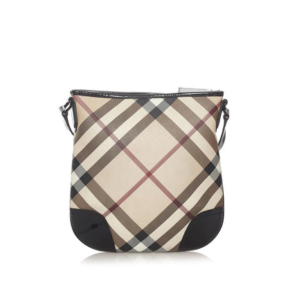 BURBERRY SUPERNOVA CHECK DRYDEN CROSSBODY BAG