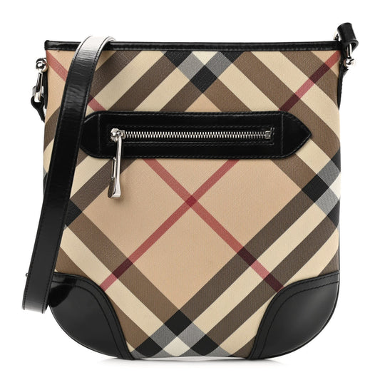 BURBERRY SUPERNOVA CHECK DRYDEN CROSSBODY BAG