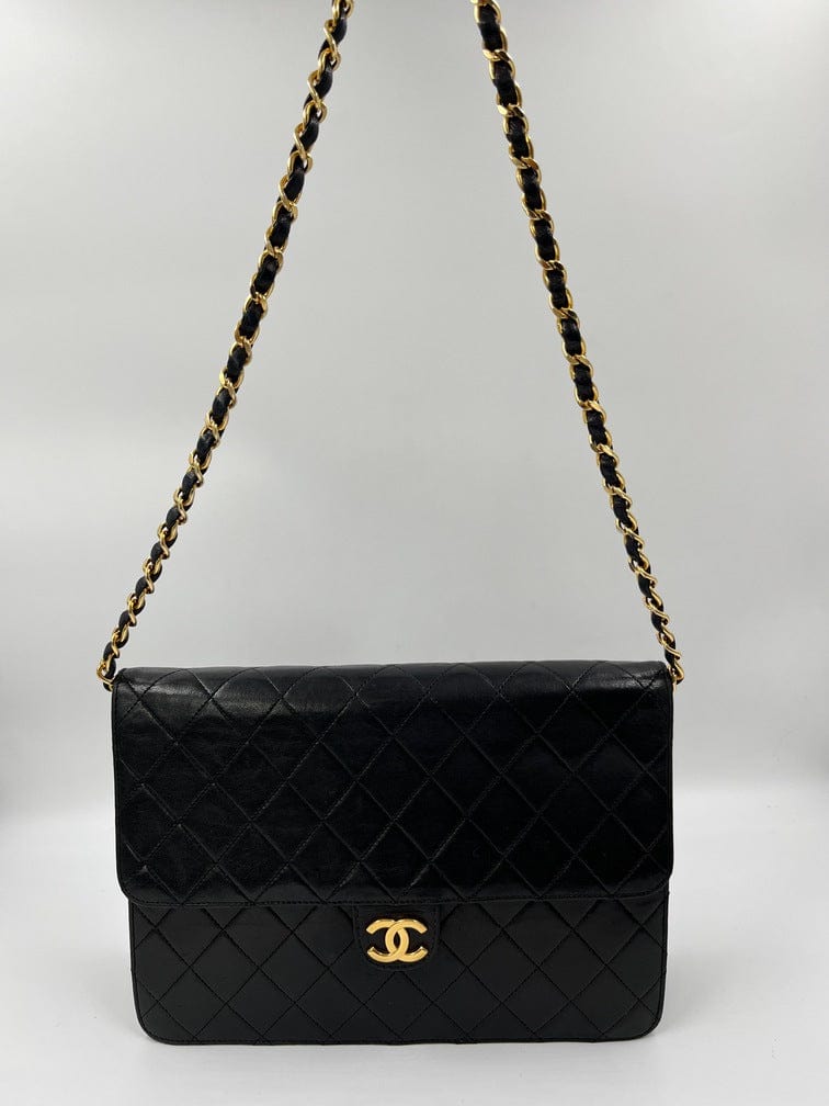 Vintage Black Chanel Flap Bag