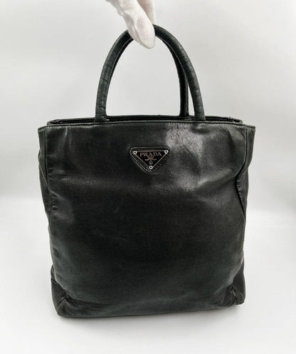 Prada Black Leather Tote