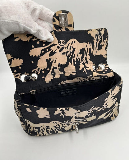 Vintage Chanel Floral Printed Flap Bag