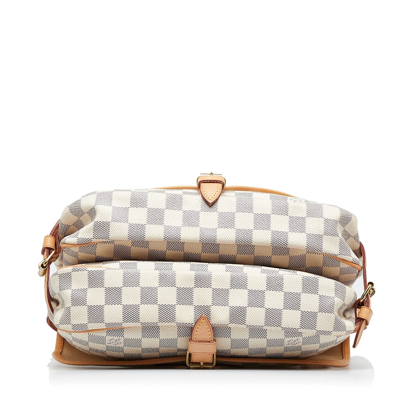 LOUIS VUITTON Damier Azur Saumur Crossbody Bag