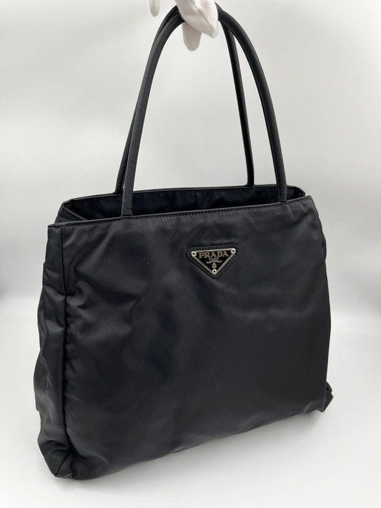 Prada Black Nylon Tote Bag