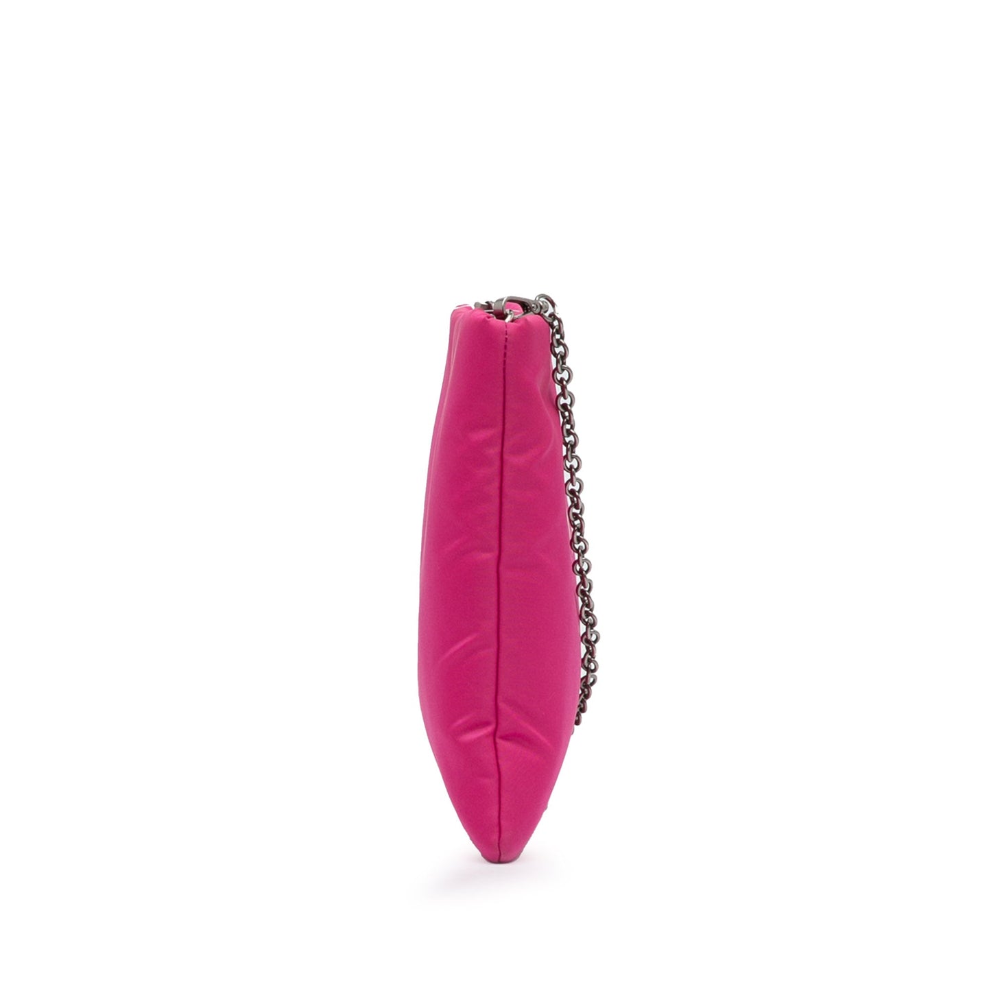 Prada Fluo Clutch on Chain Pink Tessuto