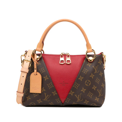 Louis Vuitton V Tote BB Bicolor Monogram Canvas