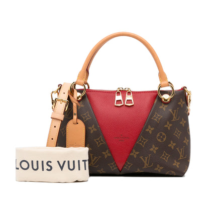 Louis Vuitton V Tote BB Bicolor Monogram Canvas