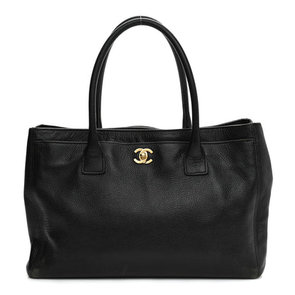 CHANEL CAVIAR CALFSKIN CERF EXECUTIVE TOTE BAG