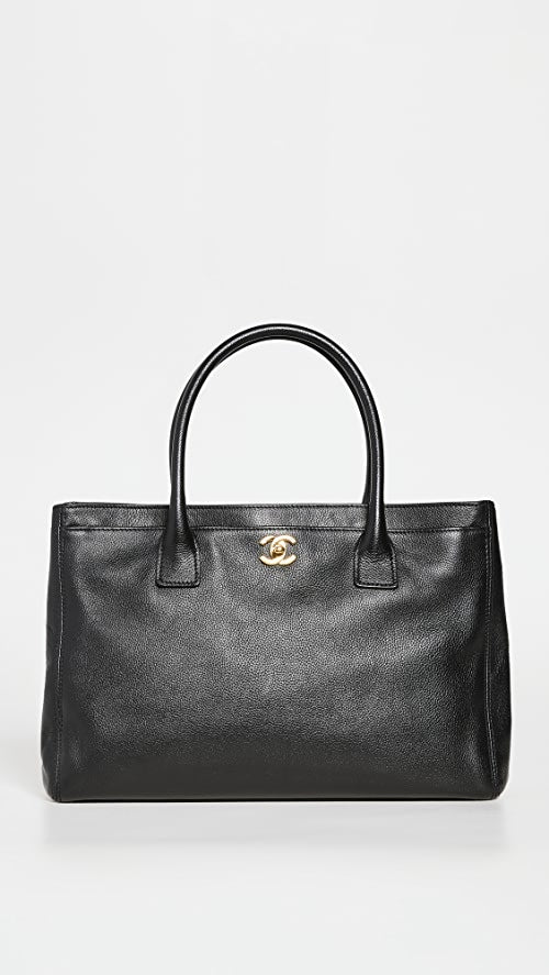 CHANEL CAVIAR CALFSKIN CERF EXECUTIVE TOTE BAG