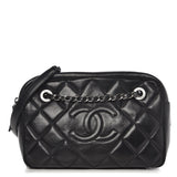 CHANEL CALFSKIN QUILTED LEATHER BALLERINA CAMERA BAG