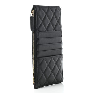 CHANEL CAVIAR QUILTED FLAT MULTI-FUNCTIONAL CASE