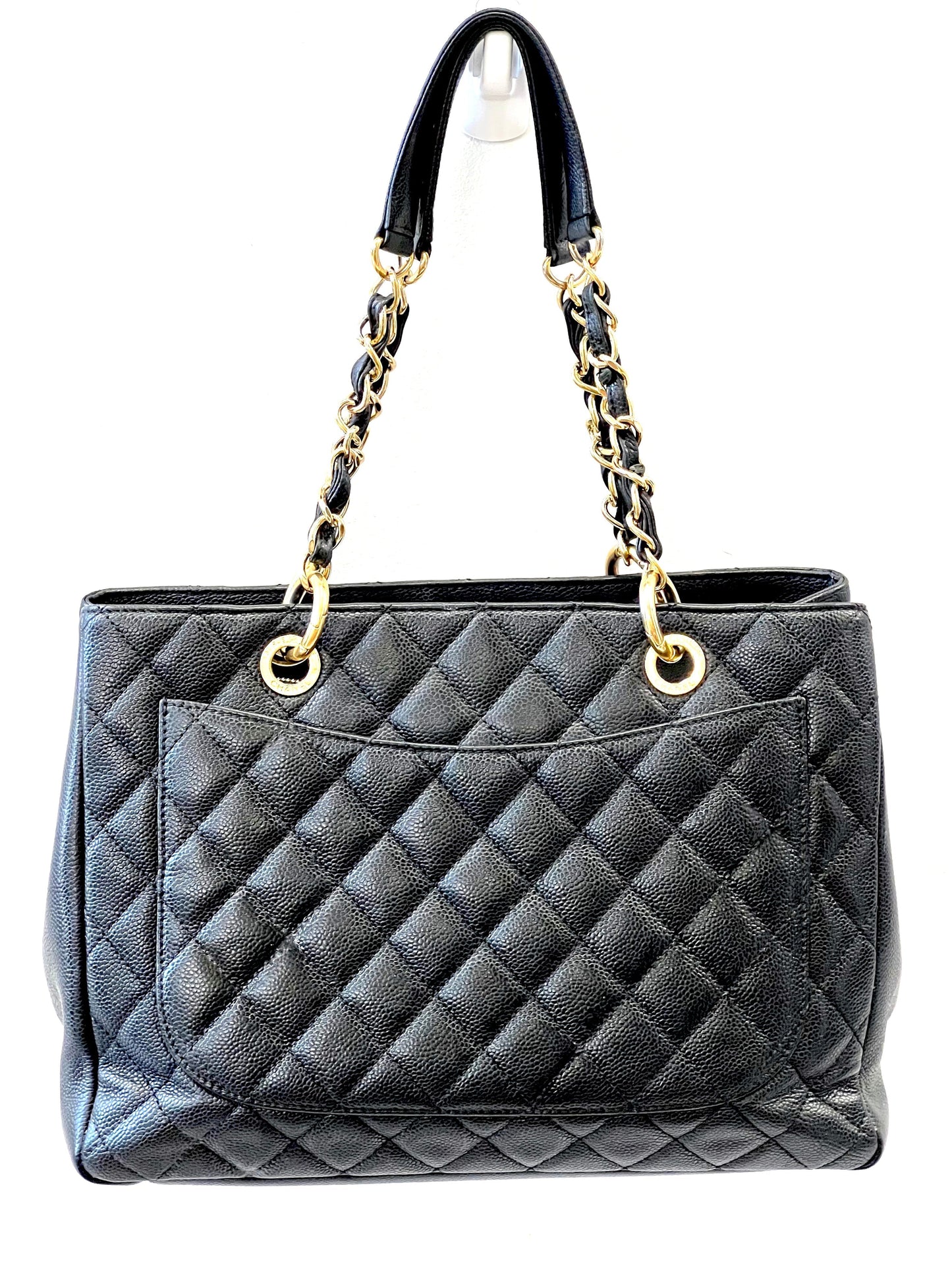 CHANEL CAVIAR QUILTED GRAND SHOPPING TOTE