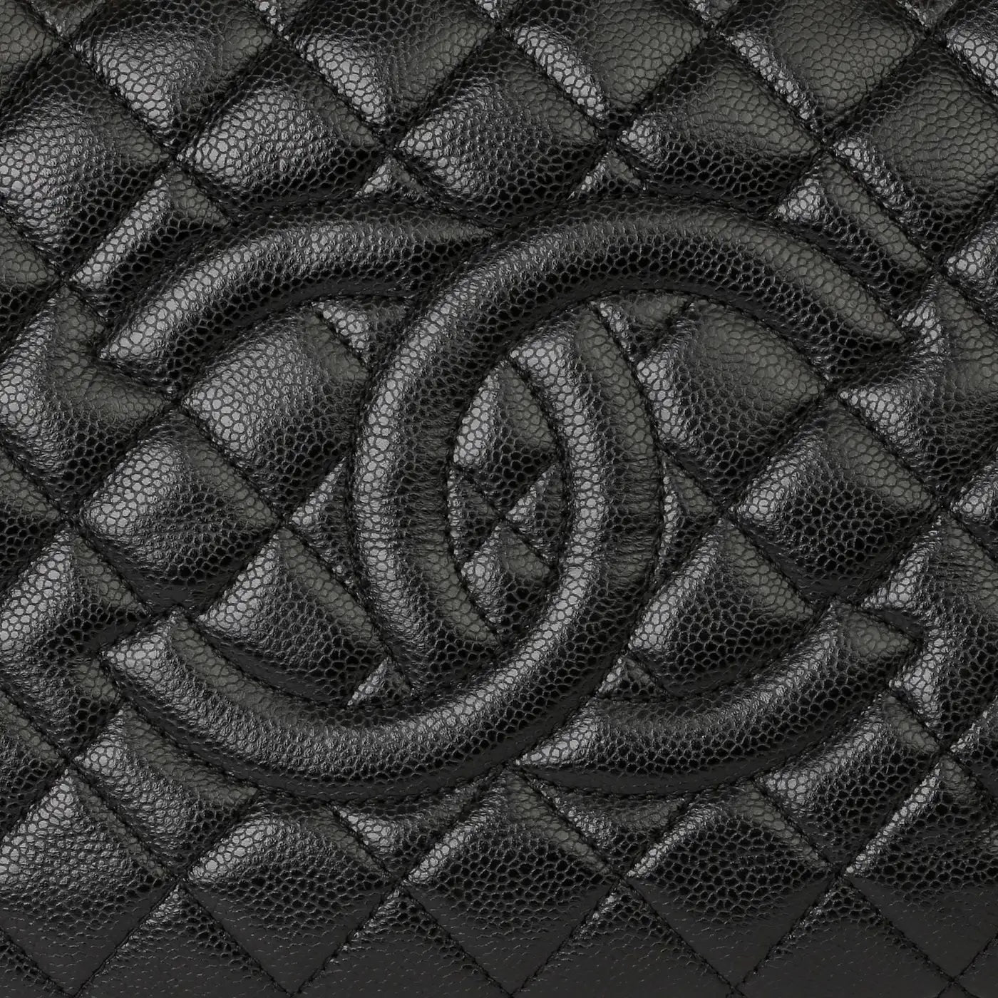 CHANEL CAVIAR QUILTED GRAND SHOPPING TOTE BAG