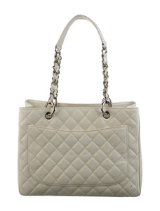 CHANEL CAVIAR QUILTED GRAND SHOPPING TOTE BAG
