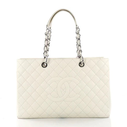 CHANEL CAVIAR QUILTED GRAND SHOPPING TOTE BAG