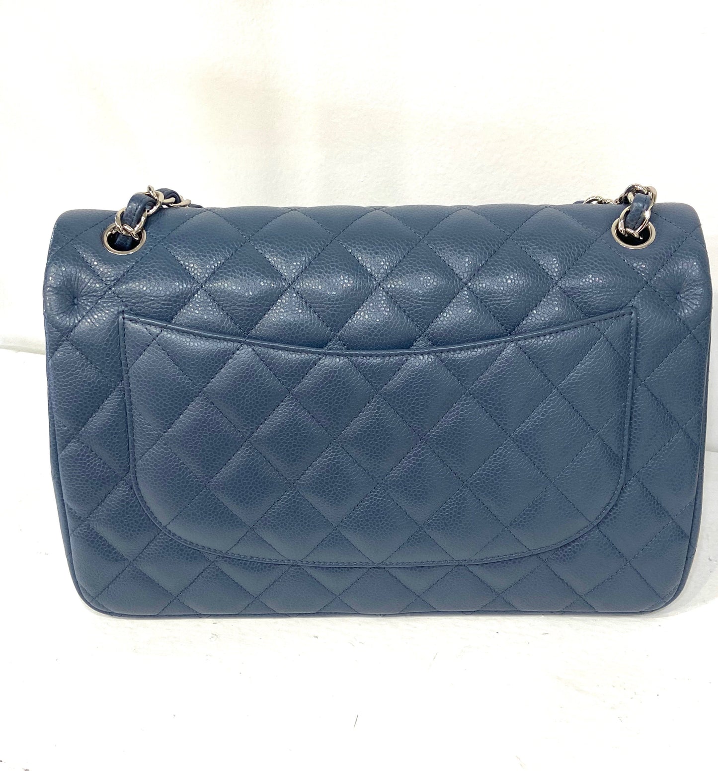 CHANEL CAVIAR QUILTED JUMBO DOUBLE FLAP BAG