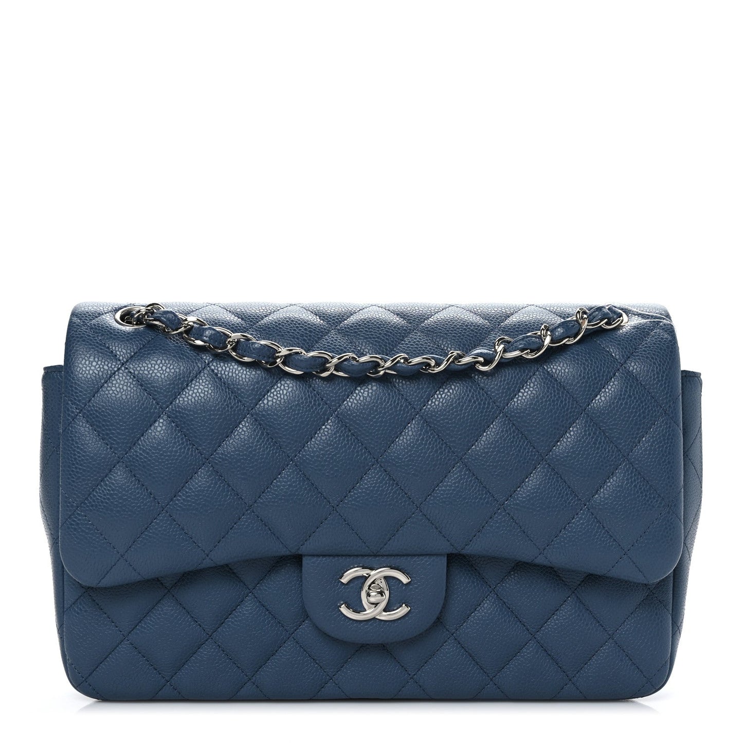 CHANEL CAVIAR QUILTED JUMBO DOUBLE FLAP BAG