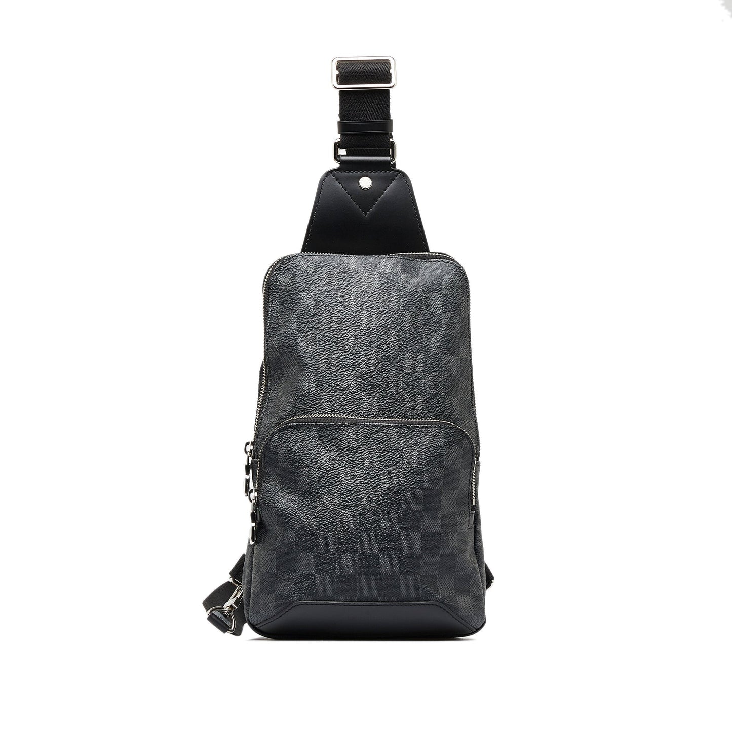 LOUIS VUITTON Damier Graphite Avenue Sling Crossbody Bag