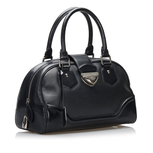 Louis Vuitton Bowling Montaigne GM Black Epi