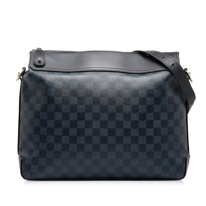 LOUIS VUITTON Damier Cobalt Greenwich Messenger Crossbody Bag