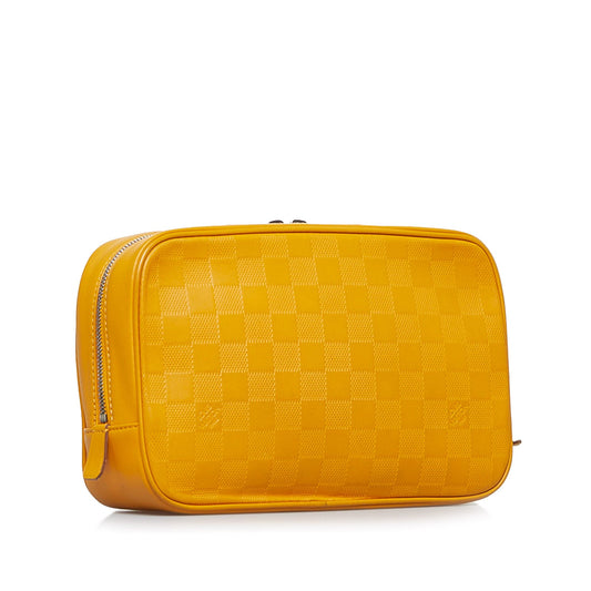 Louis Vuitton Toiletry Pouch Yellow Damier Infini