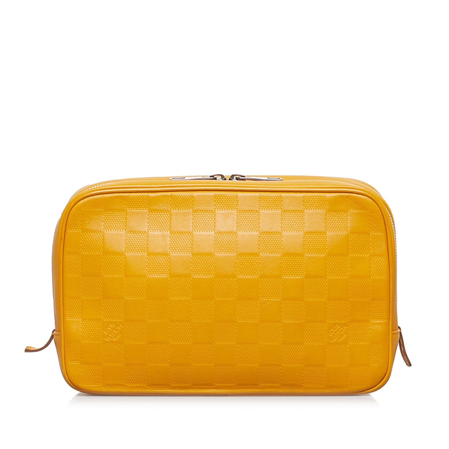 Louis Vuitton Toiletry Pouch Yellow Damier Infini