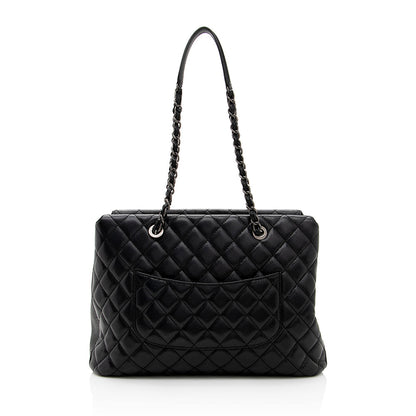 Chanel Caviar Leather City Shopping Tote (SHF-19914)