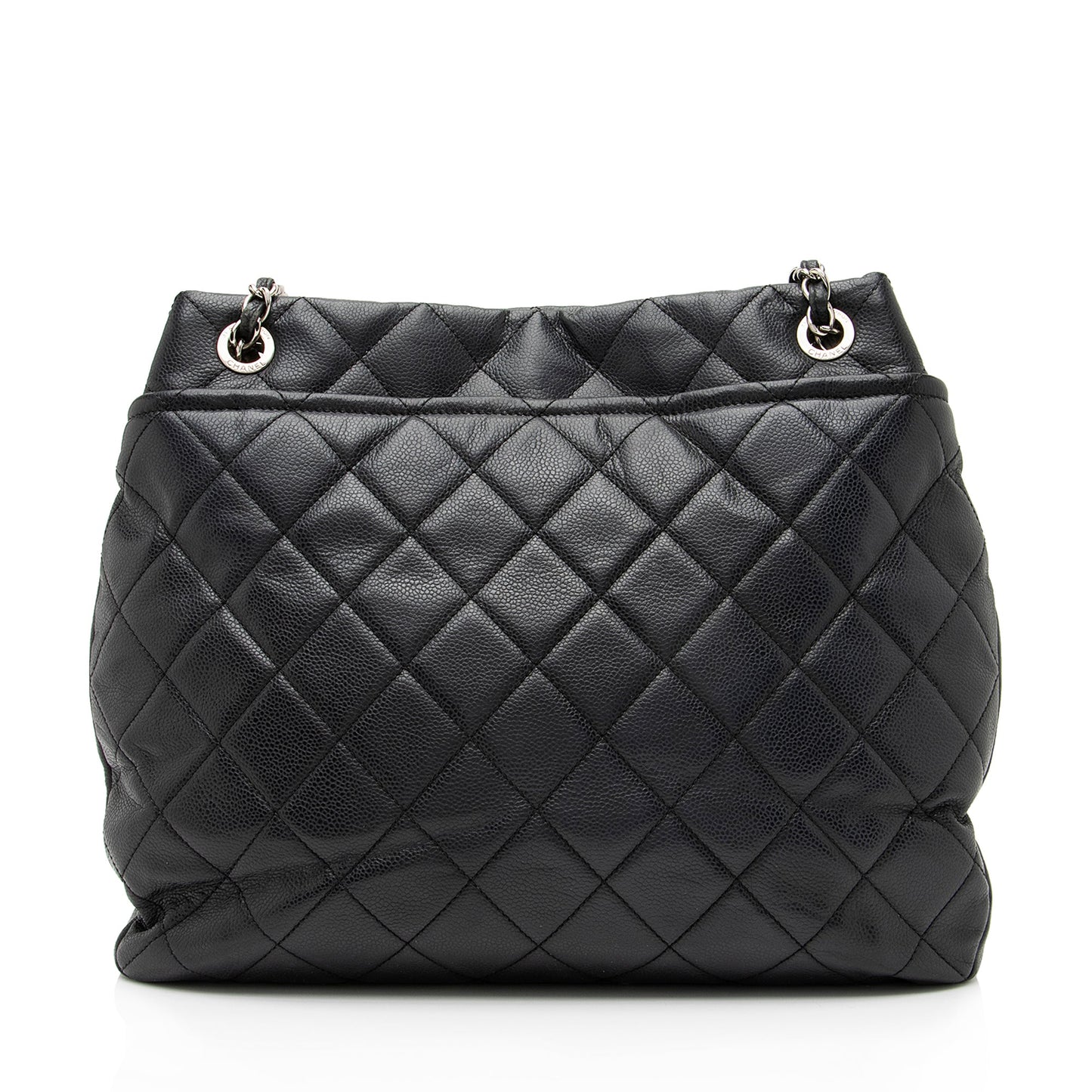 Chanel Caviar Leather Timeless CC Soft Large Tote (SHF-23601)