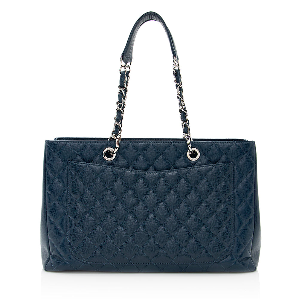 Chanel Caviar Leather XL Grand Shopping Tote (SHF-20114)